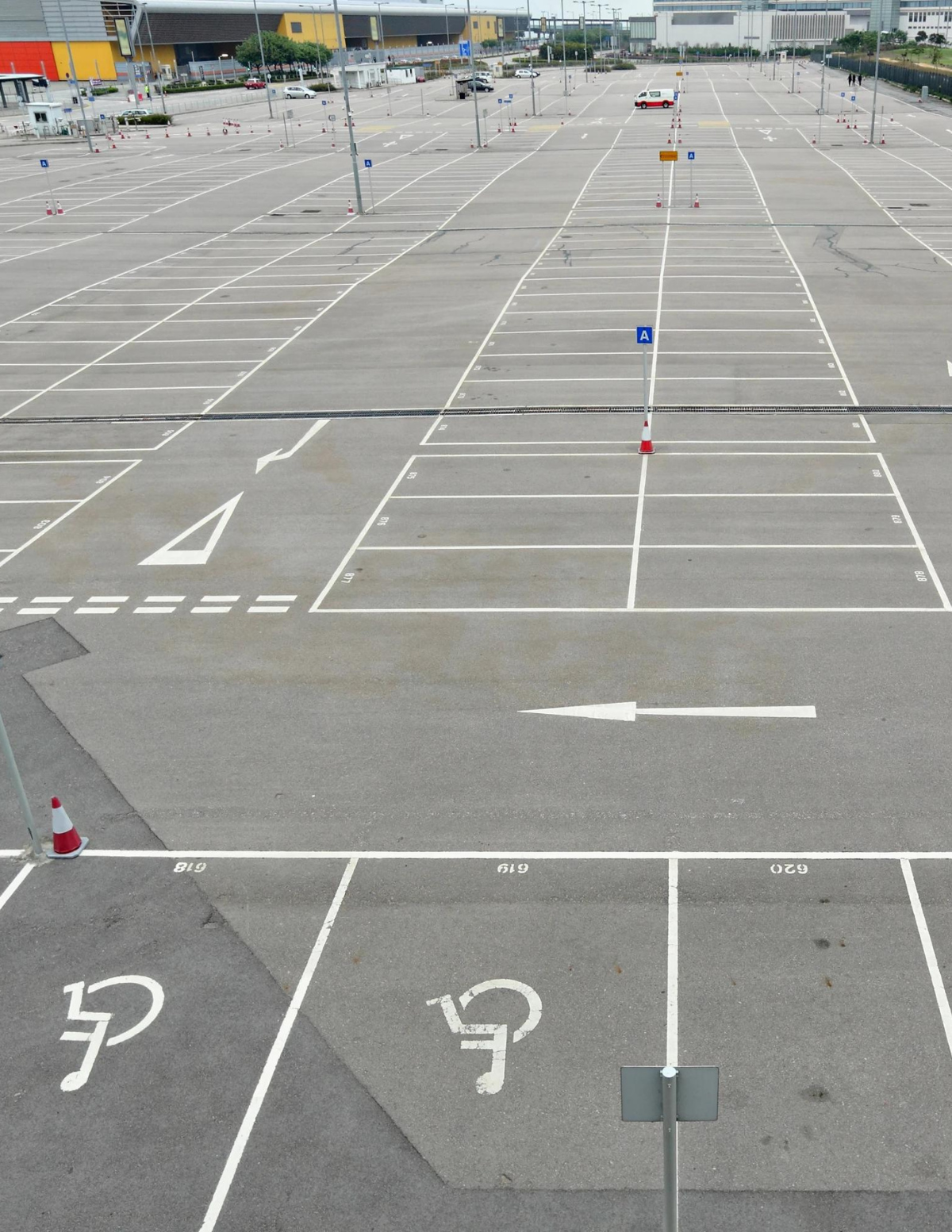 Car Park marking by road specialists ANSCO group