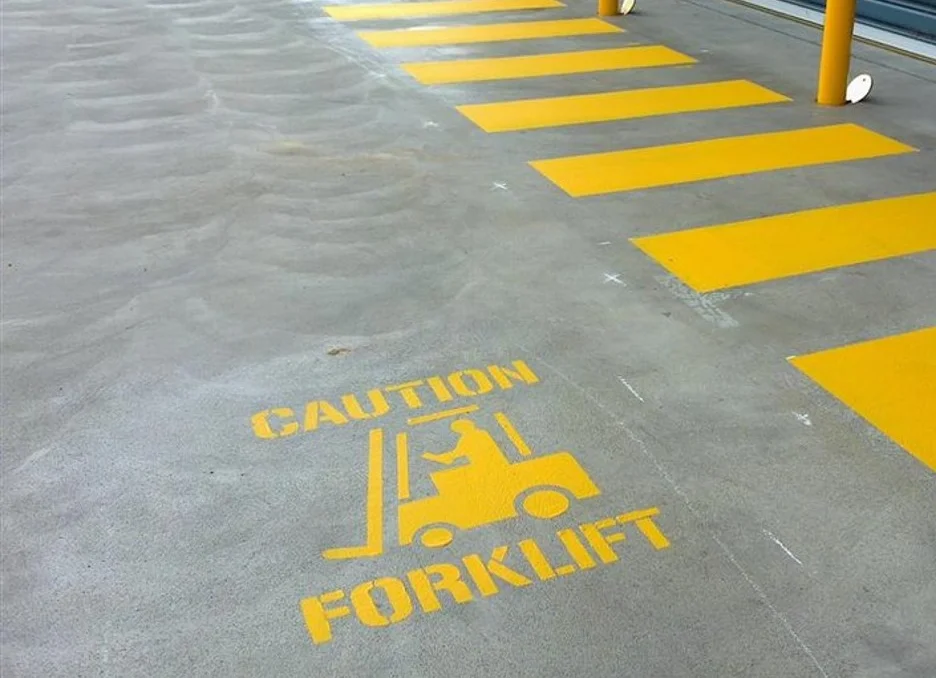 Forklift markings by ANSCO group