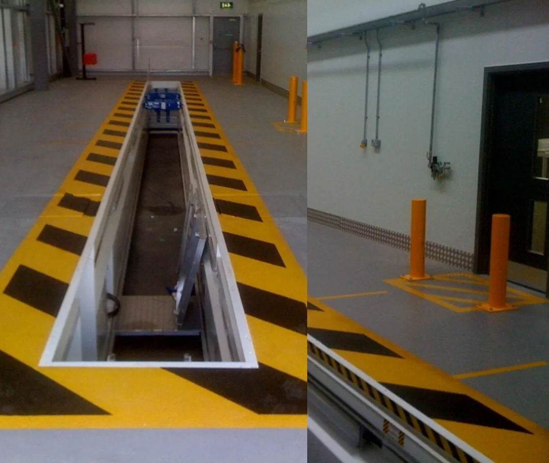 Black and yellow markings by ANSCO group